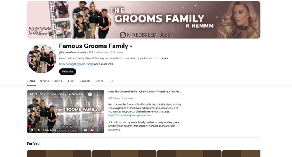 From Scratch to 10M Views: The Famous Grooms Family Story